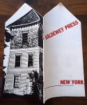 KALDEWEY PRESS Catalogue - Kaldewey Press New York