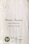 Vecsey, Franz von: - [Progamma] Hollandsche Schouwburg. Afscheids-Matinée Franz von Vecsey