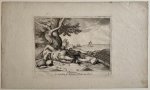 Abraham Cornelisz. Bloemaert (1564/66-1651), Frederick Bloemaert (ca.1614-1690), Claes Jansz Visscher (1586/87-1652) - Antique print, engraving I The month Augustus (maand Augustus), published ca. 1635, 1 p.