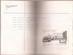 Noort, Janny en Johann van den - Programma van de Familiereunie van den Noort  - ten Kate t.g.v. het 25 jarig huwelijk van J.W. van den Noort en G.C. van den Noort-ten Kate op maandag 22 april 1963 in hotel "De Vale Ouwe" 't Harde.