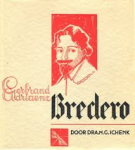 Schenk, Dra. M.G. - GERBRAND ADRIAENSZ BREDERO - Bloemlezing uit zijn gedichten