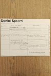 SM 1971: & SPOERRI, DANIëL. - Daniel Spoerri. Catalogue 502 C.