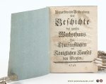 (Anonym) - Unparteyische Beschreibung der Geschichte des grossen Wachsthums des Churfürstlichen  und Königlichen Hauses von Preussen.