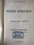 Vondel - Allard - Anker - Gestel - Willems -Wilde - Braaker - Heynen - Schijndel - Becker enz. enz - Studien: Verzamelde werken van beroemde en bekende schrijvers op het gebied van Godsdienstig, wetenschappelijk en letterkundig gebied. (9 delen)