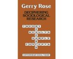Gerry Rose - Deciphering Sociological Research Gerry Rose - Deciphering Sociological Research