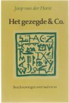 Joop van der Horst - Het gezegde & Co