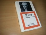 Stenzel, Gerhard; Imm. Kant; Prof. Dr. Walter Del-Negro - Kant Ausgewahlte Schriften. Die Grundlagen des kritischen Denkens