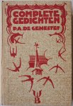 Genestet P A de, inleiding Oort H L, Hana Herman Bandontwerp - Complete Gedichten van P A de Genestet Met twee portretten
