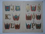 N.n.. - Alphabet van wapens en vlaggen.