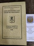 - Chronologisch Overzicht van de geschiedenis van Geertruidenberg, Uitgegeven in 1938 ter gelegenheid van de feestelijke herdenking van Geertruidenberg 725 jaar stad - Chronologisch Overzicht van de geschiedenis van Geertruidenberg, Uitgegeven in 1938 ter gelegenheid van de feestelijke herdenking van Geertruidenberg 725 jaar stad