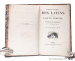 Plaute [ Plautus ] / Terence / Seneque / M. Nisard. - Theatre complet des Latins comprenant Plaute, Térence et Sénèque le tragique avec la traduction en Français.