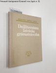 Lettische Staatsbibliothek (Hrsg.): - Dailliteratura latviesu gramatnieciba :