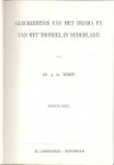 Worp, J.A. - Geschiedenis van het drama en van het tooneel in Nederland I