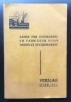 diversen KVK - KAMER VAN KOOPHANDEL EN FABRIEKEN VOOR WESTELIJK NOORDBRABANT VERSLAG over 1937