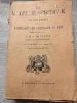 P.H.A. De Ridder - De militaire spectator, tijdschrift voor de wetenschap van Nederland en Indië1921, nr 1, nr 2, nr 3, nr 4, nr 7, nr 8, nr 9, nr 10, nr 11