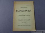 N/A. - Uilenspiegel - Uilenspiegels rijmkroniek, of: Vlaamsche leute en Vlaamsche leugen. Eerste reeks.