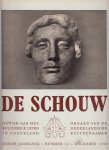 Ham, J. van (waarn. hoofdred.) - De Schouw. Orgaan van de Nederlandsche Kultuurkamer. 3e Jaargang nummer 12