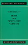 KANT, I. - Kritik der praktischen Vernunft. Herausgegeben von K. Vorländer.