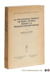 Leclercq, Jacques. - La philosophie morale de Saint Thomas devant la pensee contemporaine.