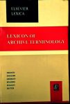  - Lexicon of archive technology