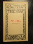 onbekend, reeks Anthologie des Ecrivains Belges de la Langue Française - Maubel (Maurice Belval)