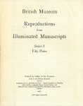 Warner, George F. - Reproductions from Illuminated Manuscripts. Series I  (Fifty Plates)