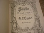 Händel; Georg Friedrich (1685–1759) - Samson Oratorium HWV 57 (1742) Oratorium in 3 Teilen für 5 Solostimmen, Chor und Orchester Gekürzte Fassung;  Piano-uittreksel