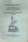 Jnan Bahadur sakya (comp.) - Short description of gods, goddesses and ritual objects of Buddhism and Hinduism in Nepal