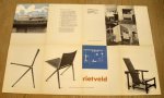 SM 1959: - Rietveld, affiche. Stedelijk Museum Amsterdam 6 maart - 6 april. Cat. 205.