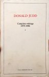 Judd - Complete writings 1975-1986