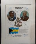 n.n. - Commonwealth of The Bahamas INDEPENDENCE july 10, 1973 ( in passe partout)