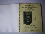 seeburg - Seeburg 160 selection stereo phonograph Jukebox Installation & Operation Manual + Console parts catalog