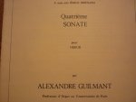 Guilmant; Alexandre - QUATRIEME SONATE OP.61; pour orgue
