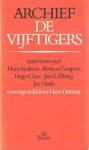 Dütting, Hans (red.) - 2 Boeken in 1 koop: Archief. De Vijftigers Deel 1 en 2