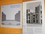 Sabine Schneider; Wolfgang Jean Stock; Wolfgang Pehnt - Bouwen met beton - Construire en beton 1998 Tijdschrift voor architectuur, Internationale voorbeelden van eigentijds bouwen met beton - Revue d`architecture, Exemples internationaux de l`art de construire en beton