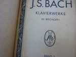 Bach; J. S. (1685-1750) - Klavierwerke; Band II / Heft 1 en Heft 2; Krititsche Ausgabe mit Fingersatz und Vortragsbezeichnungen versehen von Dr. Hans Bischoff (Berlin, Mai 1881) voor Piano