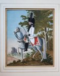 Unknown maker - Soldier on horse (soldaat te paard).