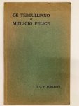 J.G.P. Borleffs - De Tertulliano et Minucio Felice