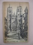 Muchow, Hans - Brussels Vlaamsche gezicht. Een gids door Brussels geschiedenis, sage en bouwkunst uit den Vlaamschen tijd.