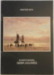 Douwes - Kunsthandel Gebr Douwes Winter 1974 Catalogus