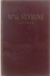 Madame De Sévigné - Lettres