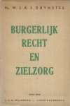 Duynstee, W.J.A.J. - Burgerlijk recht en zielzorg