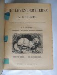 Brehm, A.E. (voor Nederland bewerkt door S.P. Huizinga) - Het leven der dieren - Deel 1: De zoogdieren. - Deel 2: De vogels. - Deel 3: Kruipende dieren - visschen - insecten - lagere dieren.