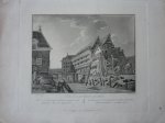 De Fontenay       Lutz, A. - Het O.I. Magazijn en Scheepstimmerwerf ingestort den 14 April 1822 - Vue d'Amsterdam N° 13 Originele ets