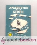 Cramer - Schaap, D.A. - Afgedreven maar gered --- Een verhaal dat op Texel speelt. Omslag en illustraties van Jan Lutz