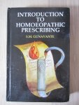 Gunavante S.M. - Introduction to homoeopathic prescribing
