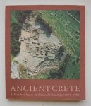  - Ancient Crete. a Hundred Years of Italian Archaeology ( 1884 - 1984 ) . Blindstemple Ex-Libris