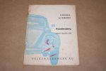  - Handleiding VW Limousine en Cabriolet - 1965