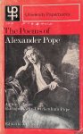 Pope, Alexander & John Butt (editor) - The Poems of Alexander Pope