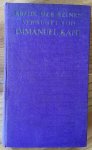 Kant, Immanuel - Kritik der reinen Vernunft. In stilistischer Überarbeitung herausgegeben von H.E. Fischer